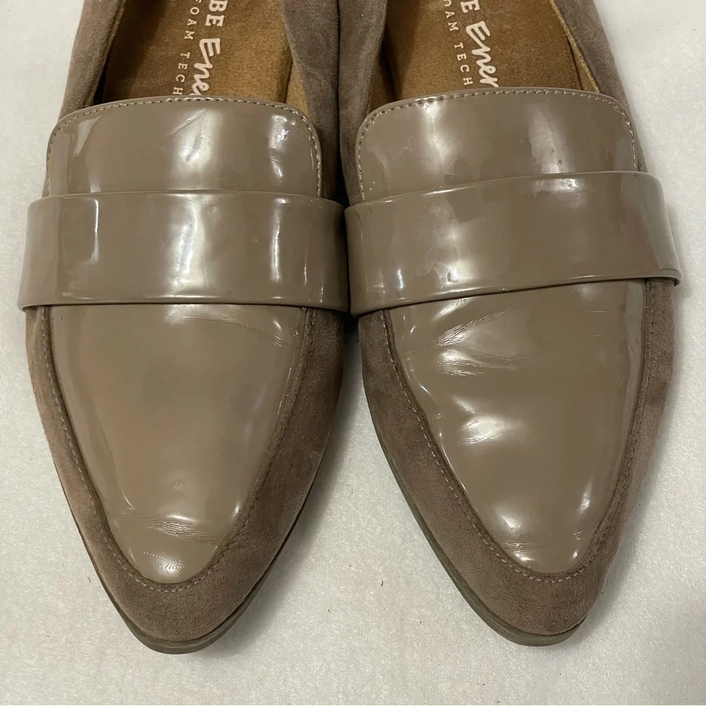 Dr. Scholl's Pointed Toe‎ Flats Loafer Cushioned Comfort Slip On Taupe Size 7M